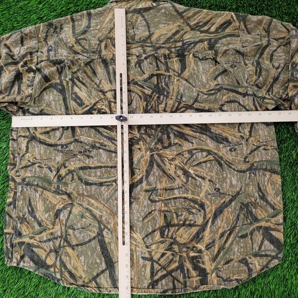 Cabelas Camo Jacket L/XL 26x28 Brown Hunting Baggy Rugged - Picture 5 of 14